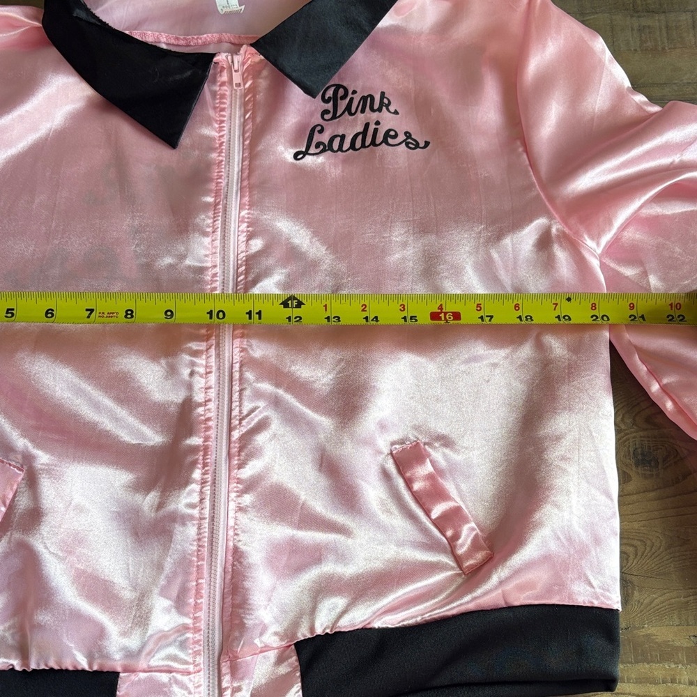 Grease Pink Ladies Satin Like Varsity Jacket 🤩 - Picture 8 of 8